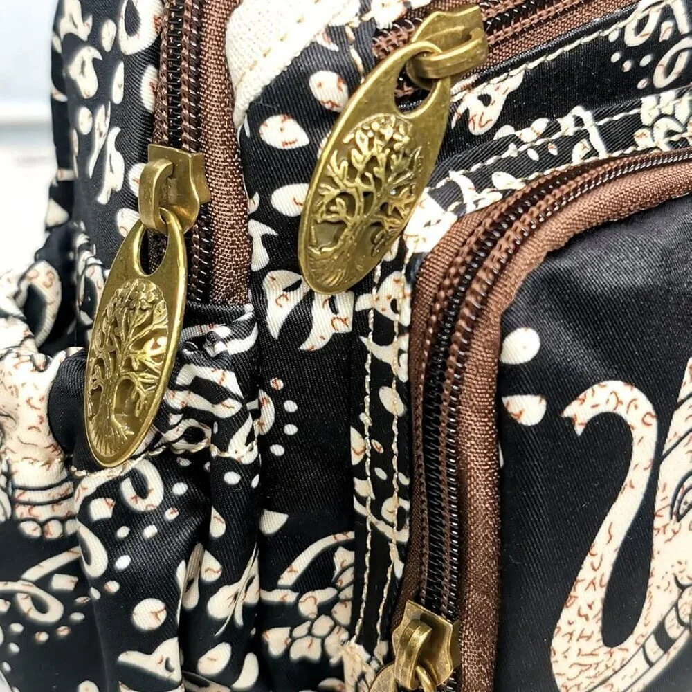 Nylon Crossbody Backpack Women's Waterproof Lightweight Organizer